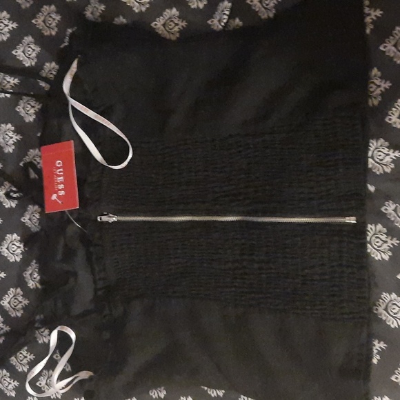 Guess Sahira tie up black top - Picture 3 of 5